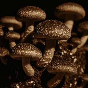 Shiitake mushrooms, high resolution photo
